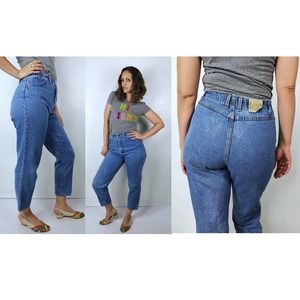 size 28 vintage 80s LEE high waisted MOM JEANS Medium/Large/26-29 tapered petite